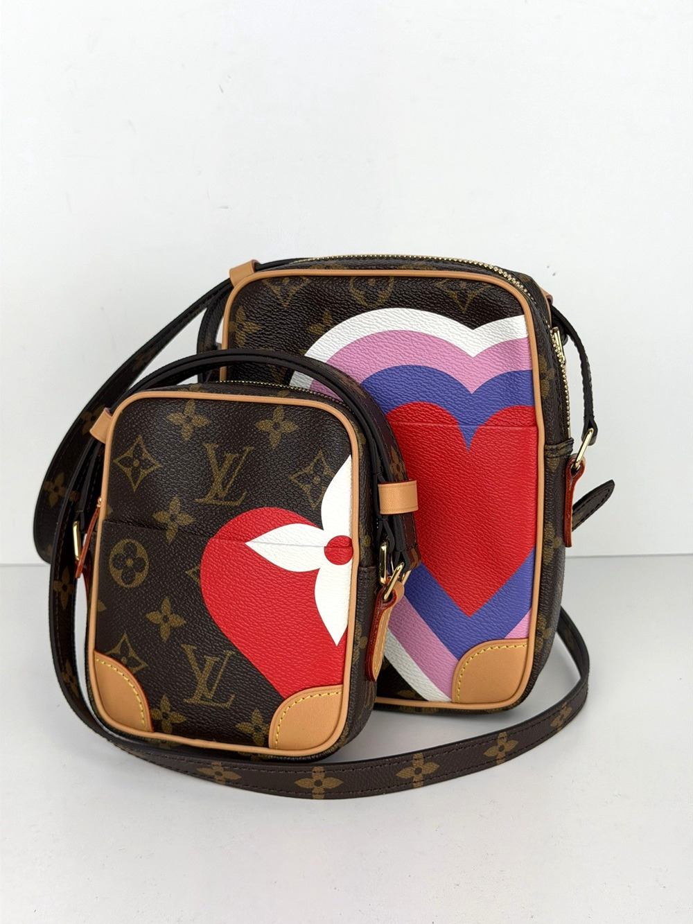 Louis Vuitton Game On Paname Set Crossbody Bag in Coated Monogram Canvas 2020 E2